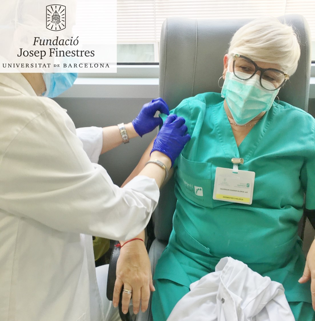 El dia 24 de març va culminar el pla de vacunació de l'Hospital Odontològic i Podològic Universitat de Barcelona