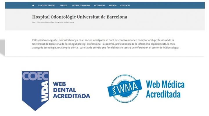 La web del HOUB recibe el sello de calidad del COEC