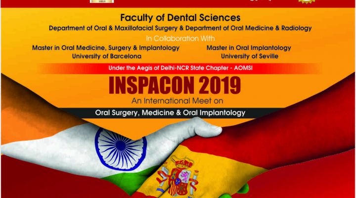 Es celebra la primera edició del congrés hispà Indú de Cirugia i Implantologia Oral; l'INSPACON 2019