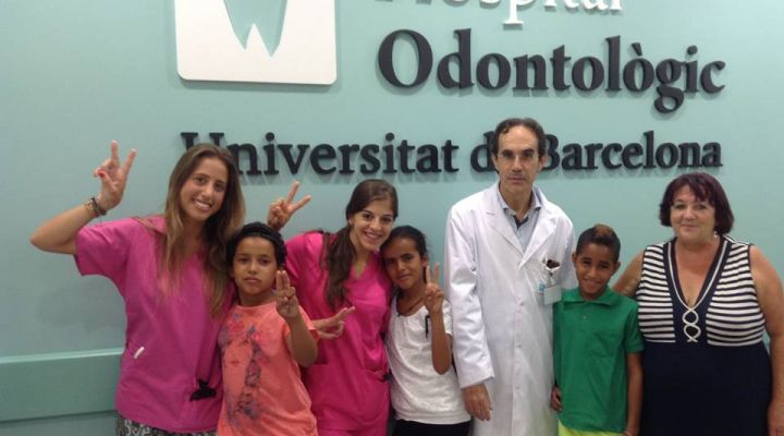 Els nens saharauis a l’Hospital Odontològic Universitat de Barcelona