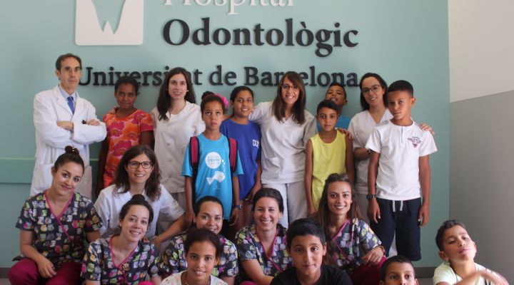 L’Hospital Odontològic Universitat de Barcelona visita un any més  als nens saharauis