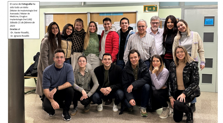 Els estudiants de màster de l'Hospital Odontològic UB, en continua formació.